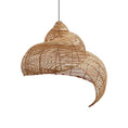 Load image into Gallery viewer, Rattan Spiral Shell Pendant Lamp