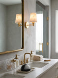 Load image into Gallery viewer, Rhodes Alabaster Short Wall Sconce