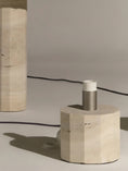 Load image into Gallery viewer, Roma Dodecagon Travertine Table Lamp