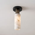 Load image into Gallery viewer, Santorini Alabaster Flush Mount Ceiling Light