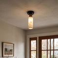 Load image into Gallery viewer, Santorini Alabaster Flush Mount Ceiling Light