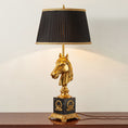 Laad afbeelding in galerij, Saratoga Horse Head tafellamp