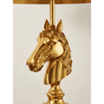 Laad afbeelding in galerij, Saratoga Horse Head tafellamp
