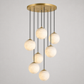Load image into Gallery viewer, Savina Alabaster Chandelier