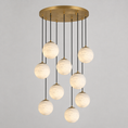 Load image into Gallery viewer, Savina Alabaster Chandelier