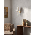 Load image into Gallery viewer, Scoop Alabaster Wall Sconce