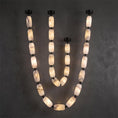 Load image into Gallery viewer, Seravelle Alabaster Chandelier