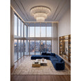 Load image into Gallery viewer, Snma Round Crystal Flush Mount Ceiling Light