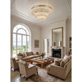 Load image into Gallery viewer, Snma Round Crystal Flush Mount Ceiling Light