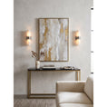 Bild in Galerie-Betrachter laden, Soleil Fluted Alabaster Wall Sconce