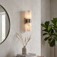 Bild in Galerie-Betrachter laden, Soleil Fluted Alabaster Wall Sconce