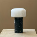 Bild in Galerie-Betrachter laden, Sorvane Marble Alabaster Table Lamp (Built-in Battery)