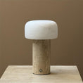 Bild in Galerie-Betrachter laden, Sorvane Marble Alabaster Table Lamp (Built-in Battery)