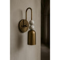 Load image into Gallery viewer, Sphere & Stem Wall Sconce