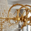 Load image into Gallery viewer, Stained Crystal Chandelier