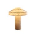 Load image into Gallery viewer, Stratelle Alabaster Table Lamp