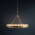 Carregue a imagem na galeria do visualizador, Lustre Suter em Alabastro
