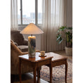 Load image into Gallery viewer, Tall Floral Marble Table Lamp