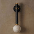 Charger l'image dans la visionneuse de la galerie, Threadline Alabaster Globe Wall Sconce