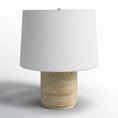 Load image into Gallery viewer, Toby Travertine Table Lamp