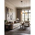 Load image into Gallery viewer, Totem Alabaster Adjustable Chandelier