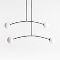 Load image into Gallery viewer, Traverse Alabaster Linear Chandelier