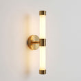 Load image into Gallery viewer, Tube Brass Wall Sconce