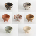 Load image into Gallery viewer, Tuscan Marble Footed Bowl