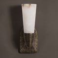 Load image into Gallery viewer, Twist Tapered Alabaster Wall Sconce