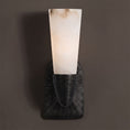 Load image into Gallery viewer, Twist Tapered Alabaster Wall Sconce