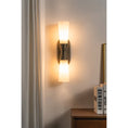 Load image into Gallery viewer, Twist Tapered Alabaster Wall Sconce