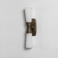 Load image into Gallery viewer, Twist Tapered Alabaster Wall Sconce