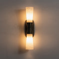 Load image into Gallery viewer, Twist Tapered Alabaster Wall Sconce