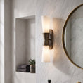 Load image into Gallery viewer, Twist Tapered Alabaster Wall Sconce