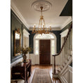 Load image into Gallery viewer, Valcourt Brass Scroll Chandelier