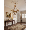 Load image into Gallery viewer, Valcourt Brass Scroll Chandelier