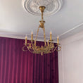 Load image into Gallery viewer, Valcourt Brass Scroll Chandelier