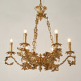 Load image into Gallery viewer, Valcourt Brass Scroll Chandelier
