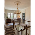 Load image into Gallery viewer, Valcourt Brass Scroll Chandelier