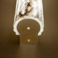 Load image into Gallery viewer, Vertical Alabaster Roller Wall Sconce
