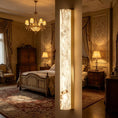 Load image into Gallery viewer, Vertical Alabaster Roller Wall Sconce