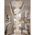 Load image into Gallery viewer, Waterfall Pillar Crystal Chandelier