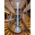 Load image into Gallery viewer, Waterfall Pillar Crystal Chandelier