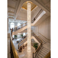 Load image into Gallery viewer, Waterfall Pillar Crystal Chandelier