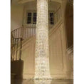 Load image into Gallery viewer, Waterfall Pillar Crystal Chandelier