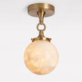 Load image into Gallery viewer, Wildwood Alabaster Semi-Flush Mount