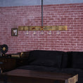 Bild in Galerie-Betrachter laden, Wood-beam Island Chandelier