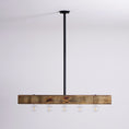 Bild in Galerie-Betrachter laden, Wood-beam Island Chandelier