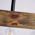 Bild in Galerie-Betrachter laden, Wood-beam Island Chandelier