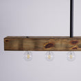 Bild in Galerie-Betrachter laden, Wood-beam Island Chandelier